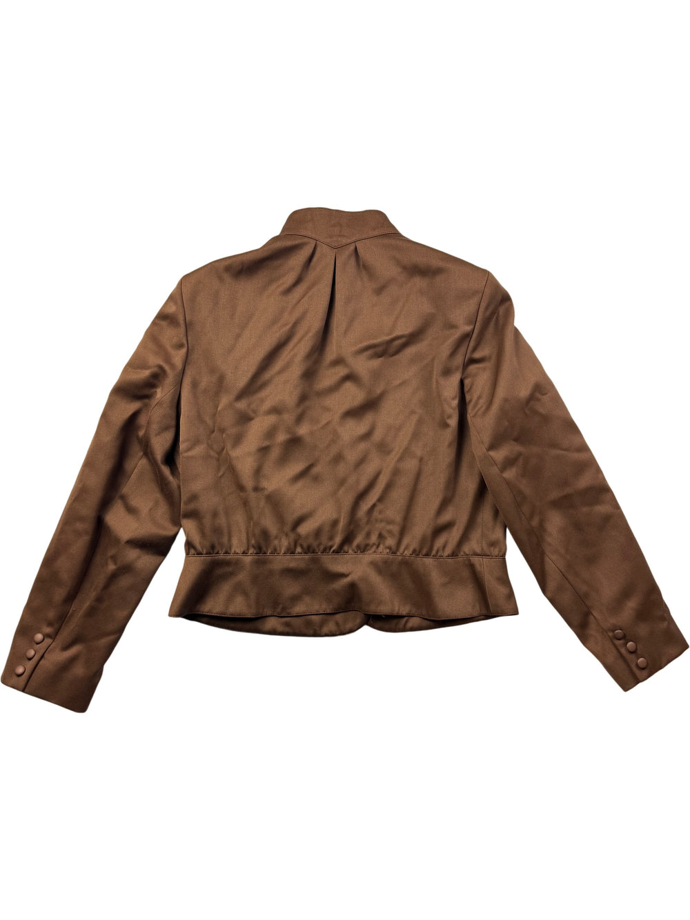 Brown Military Style Jacket - L - Think Vintage ltd
