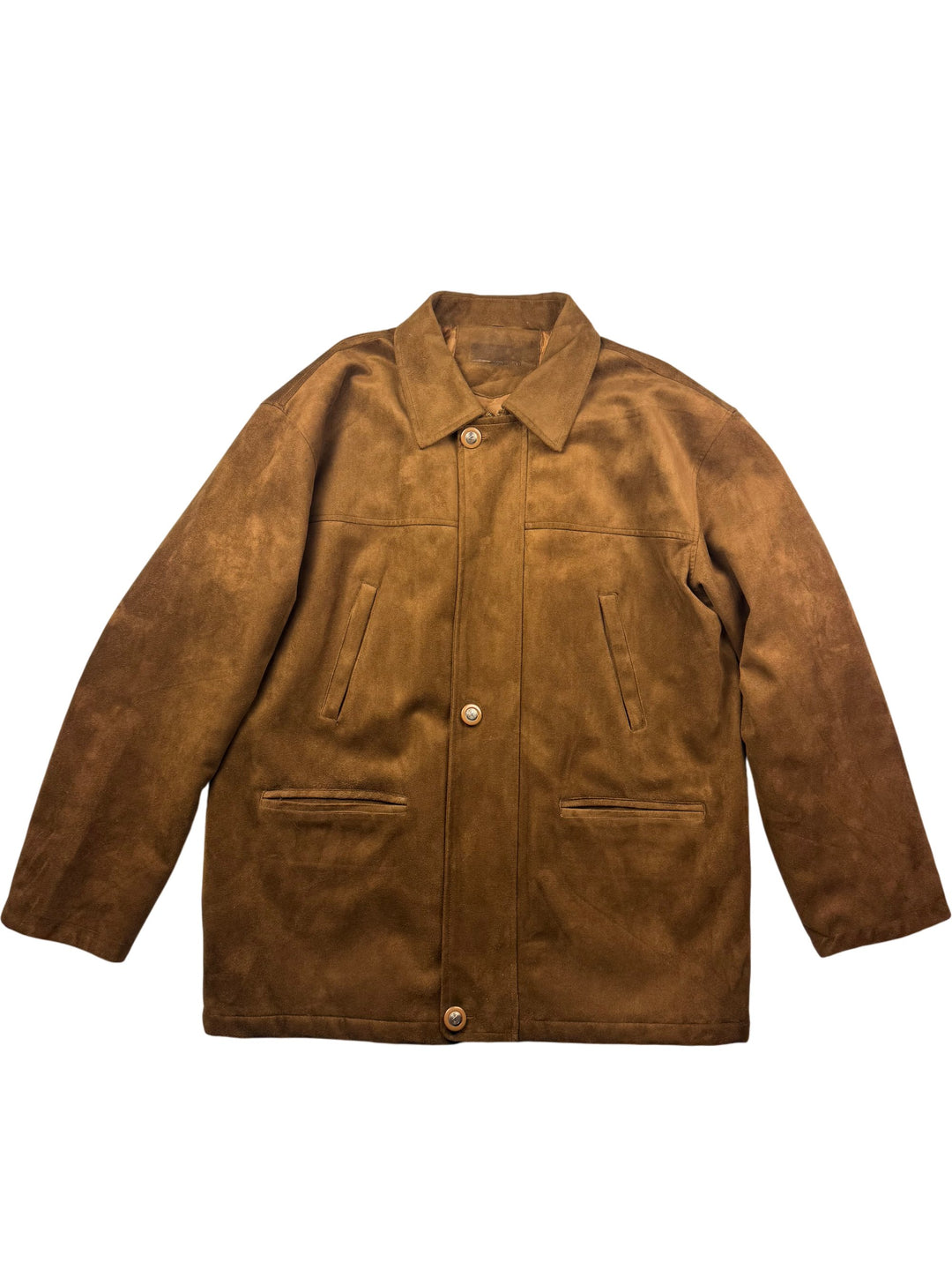 Brown Suede Jacket - Think Vintage ltd