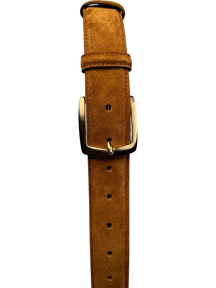 Brown Suede Kettlewell Belt - Think Vintage ltd