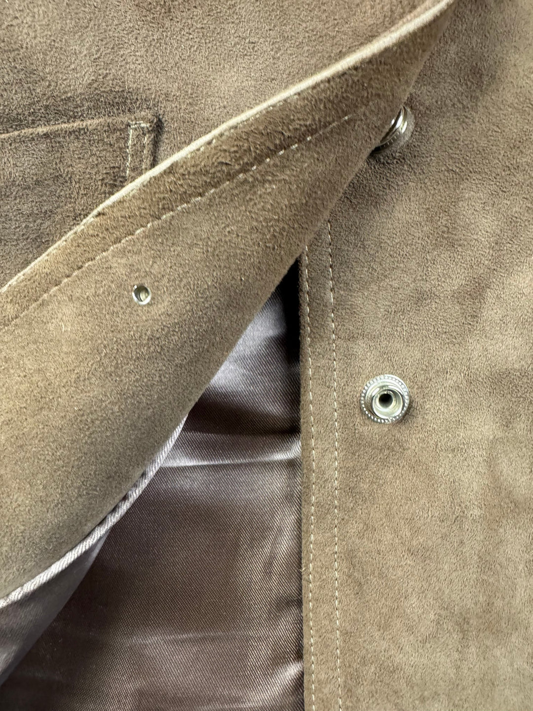 Brown Suede Waistcoat - S - Think Vintage Online Ltd