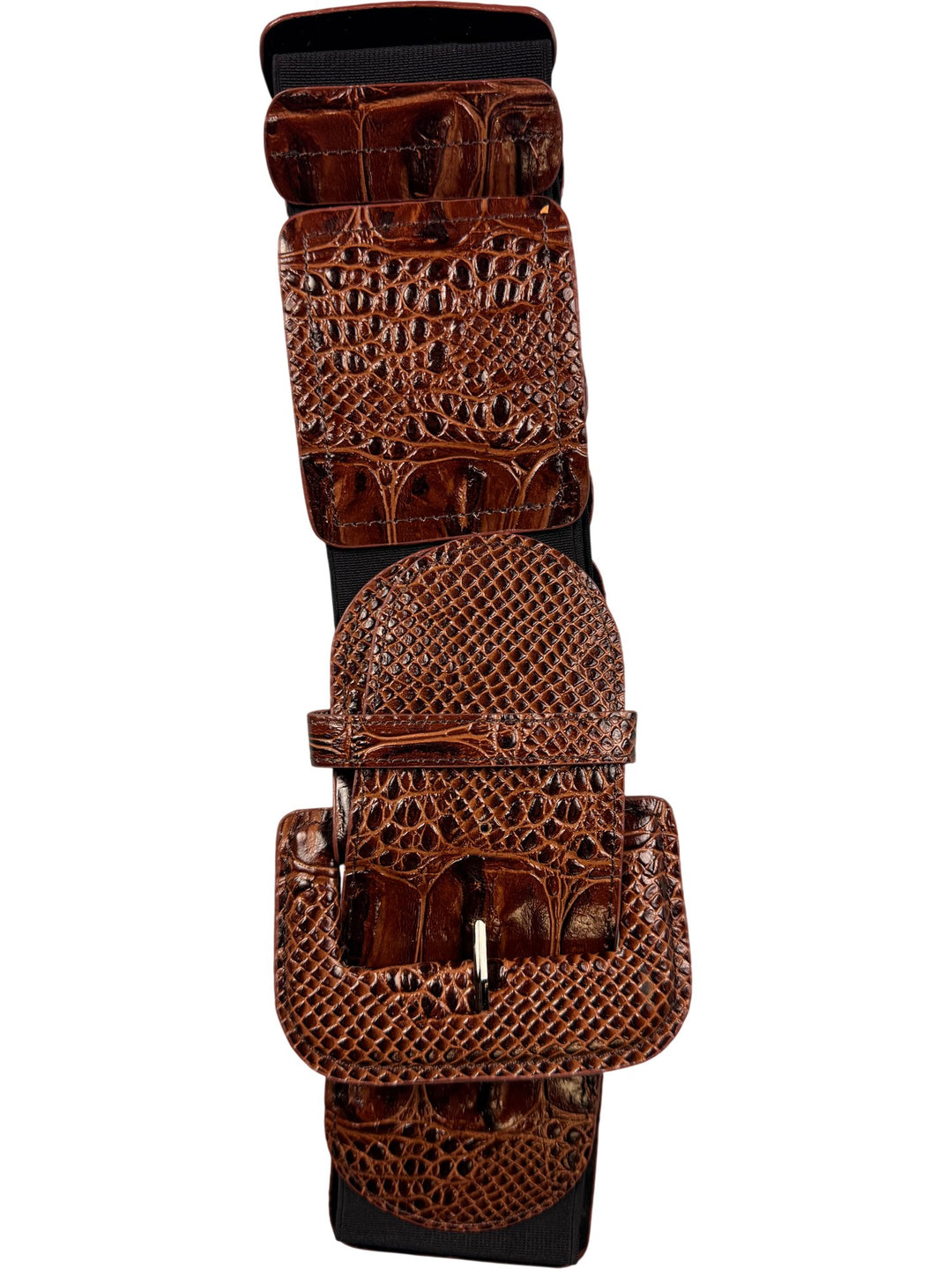 Brown Textured Belt - Think Vintage ltd