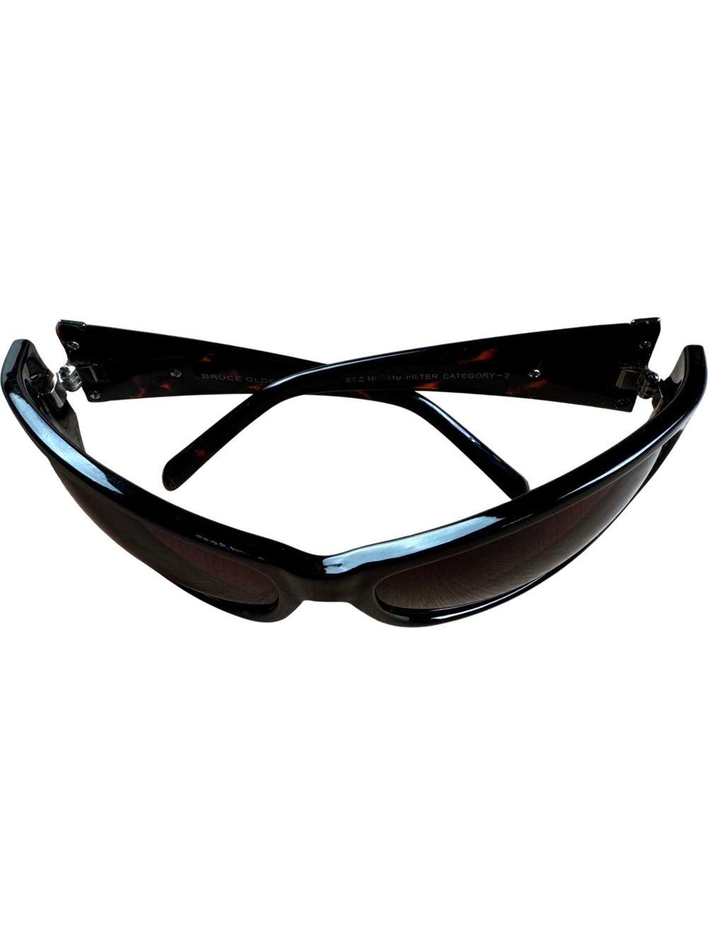 Bruce Oldfield Black Sunglasses - Think Vintage ltd