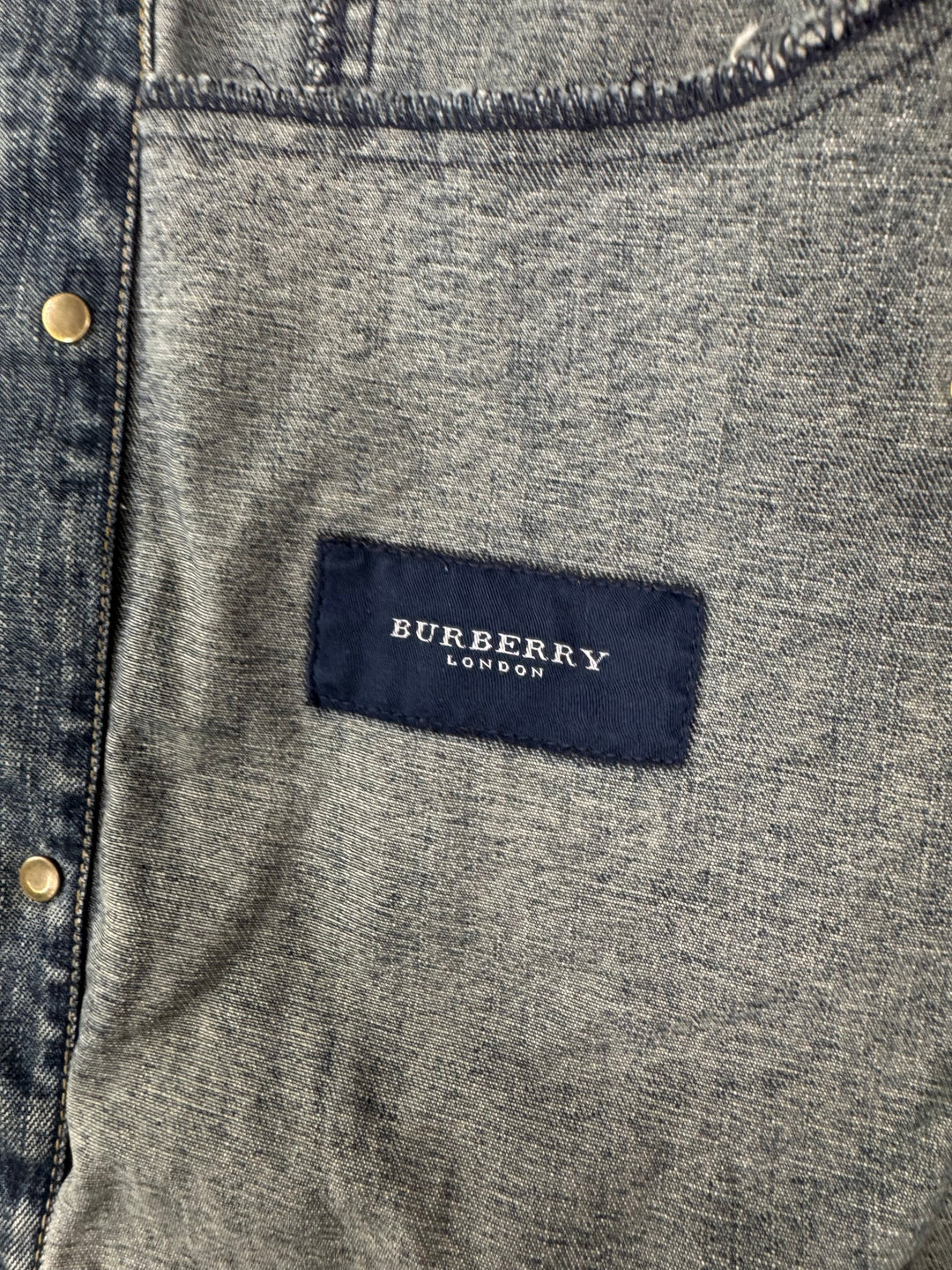 Burberry Denim Jacket - XL - Think Vintage