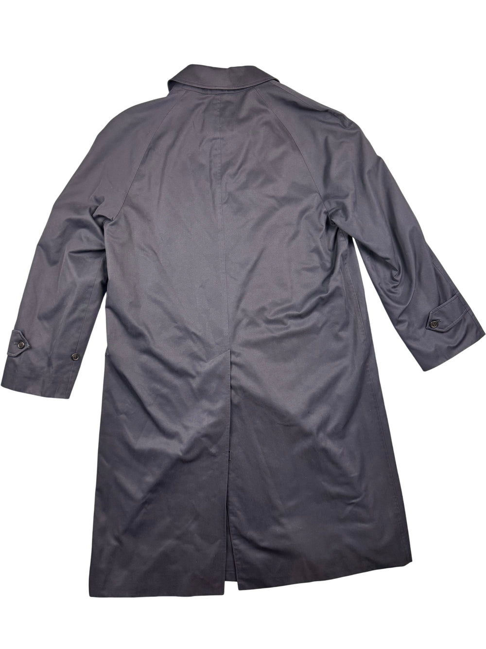 Burberrys Blue Trench Coat - S - Think Vintage Online Ltd