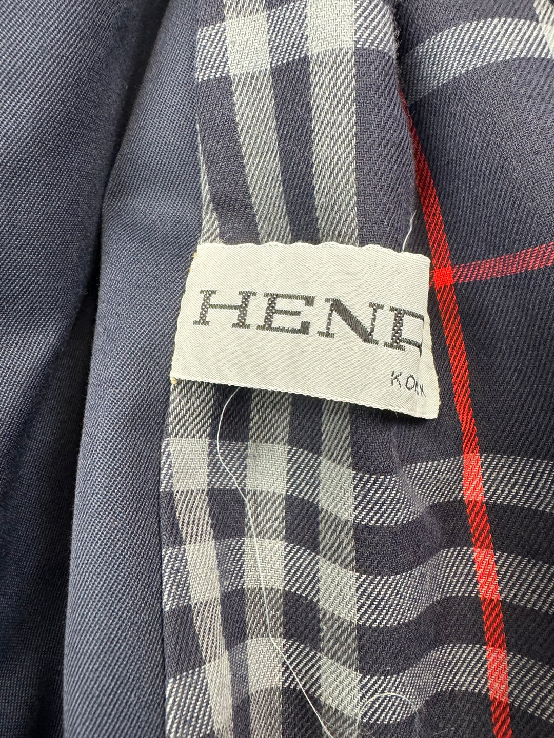 Burberrys Blue Trench Coat - S - Think Vintage ltd