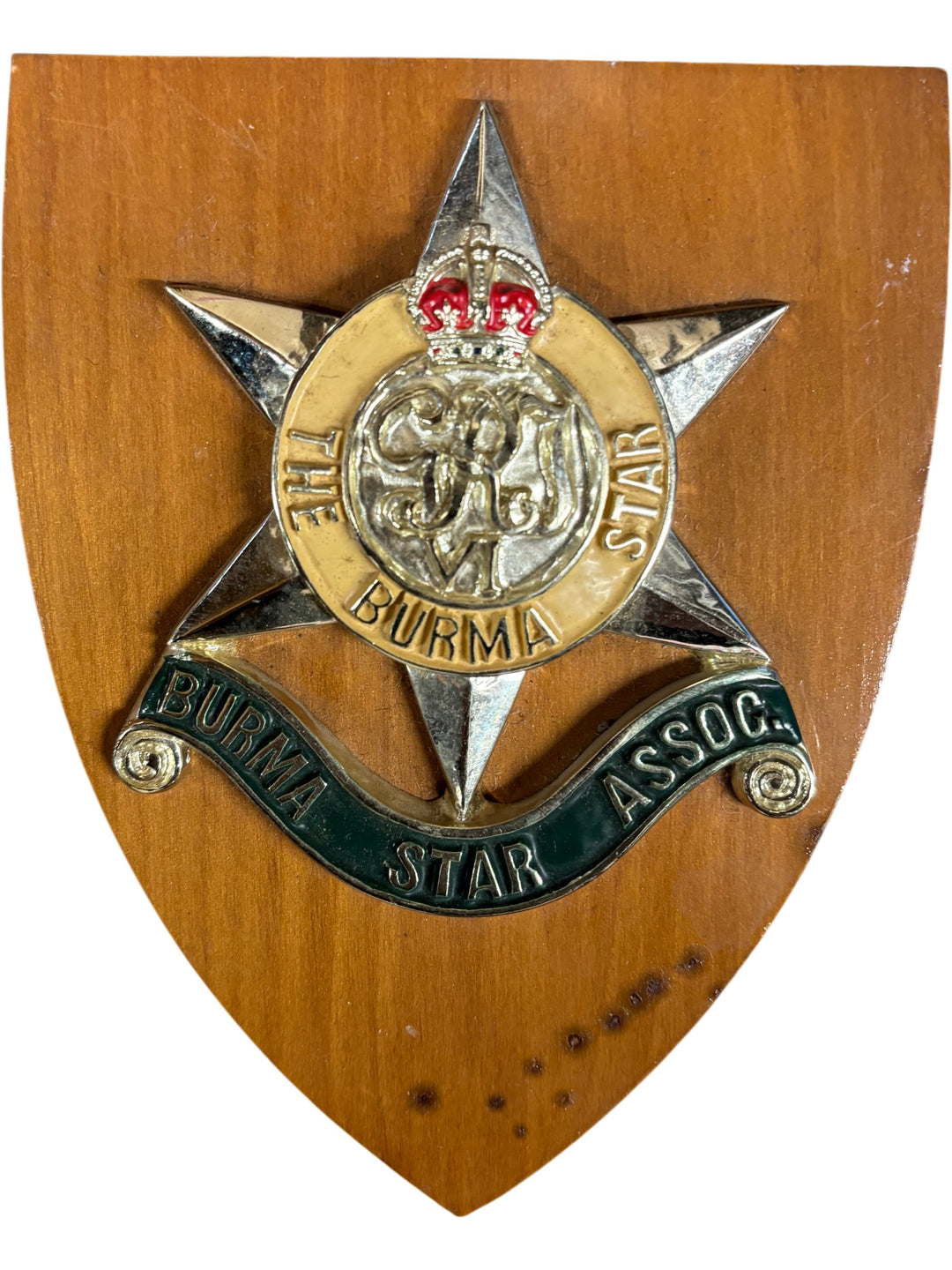 Burma Star Association Plaque - Think Vintage
