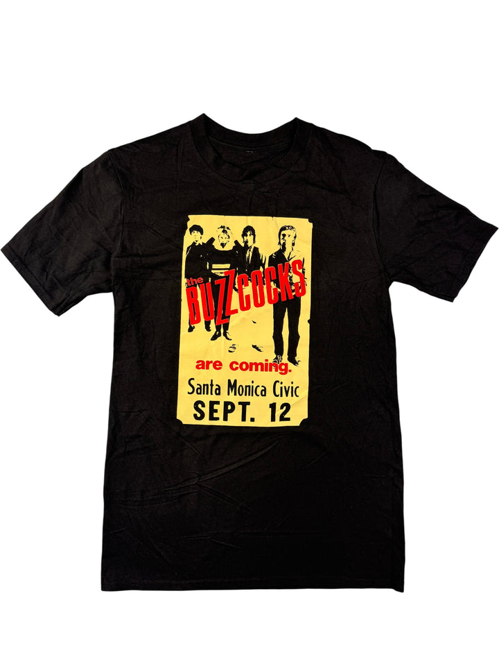 Buzzcocks Black Graphic T-Shirt - M - Think Vintage