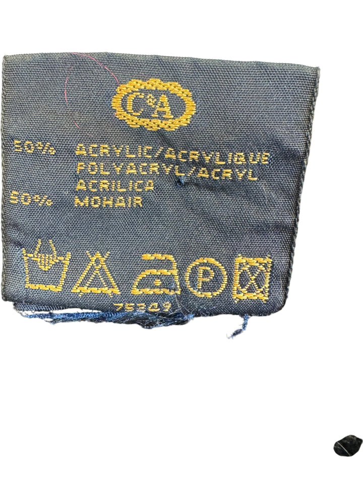 C&A Geometric Pattern Knit Cardigan - M - Think Vintage Online Ltd