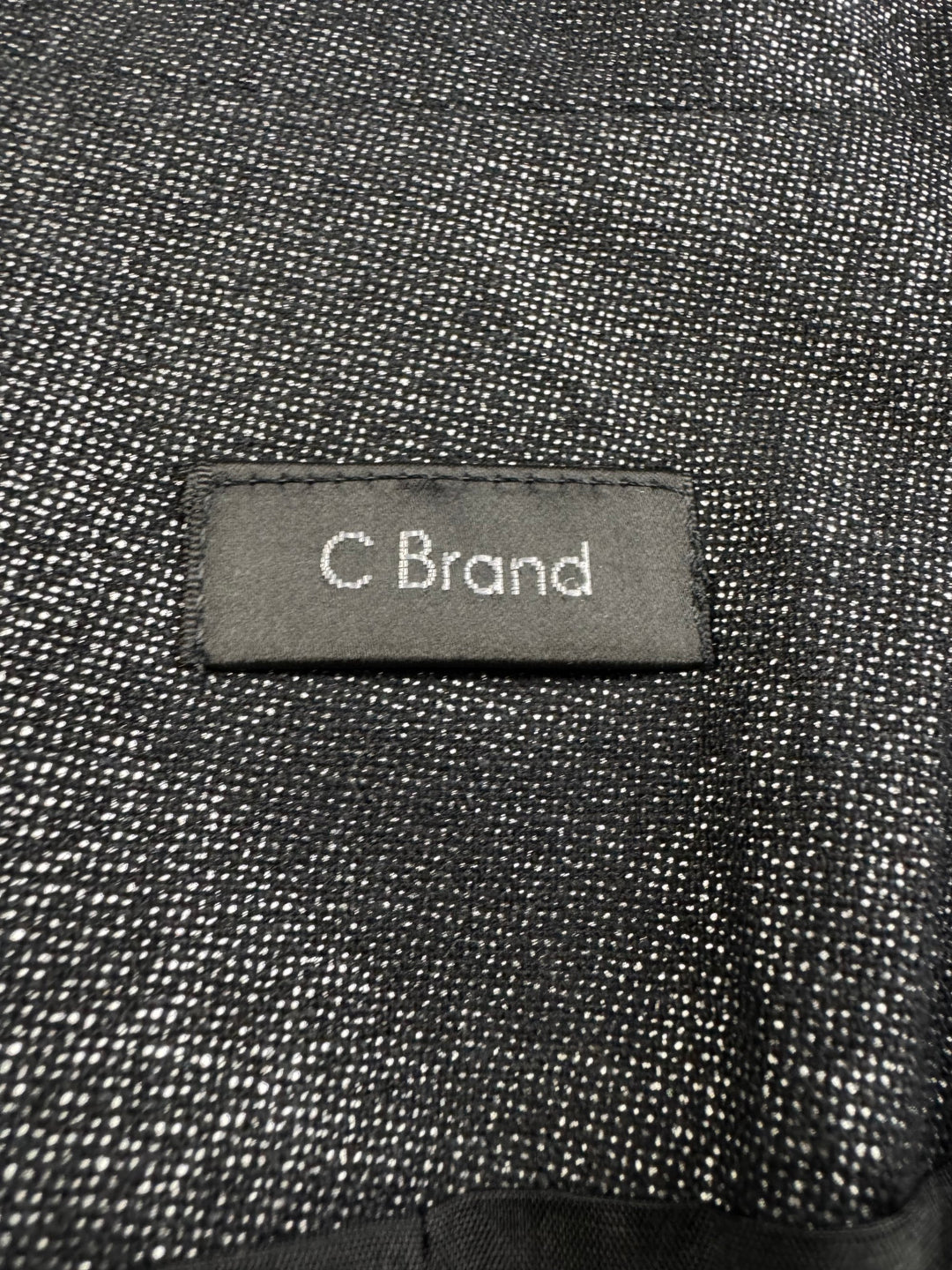 C Brand Metallic Double-Breasted Jacket - M - Think Vintage Online Ltd