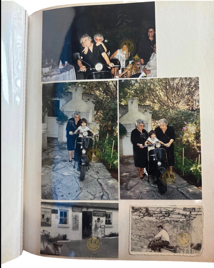 Collection of Vintage Scootering Photos & Cards