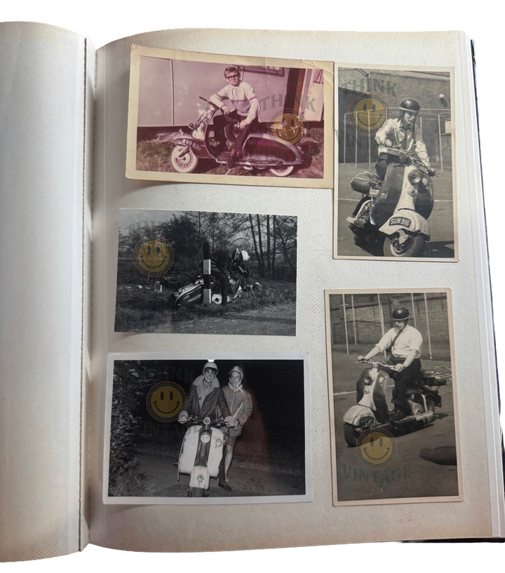 Collection of Vintage Scootering Photos & Cards