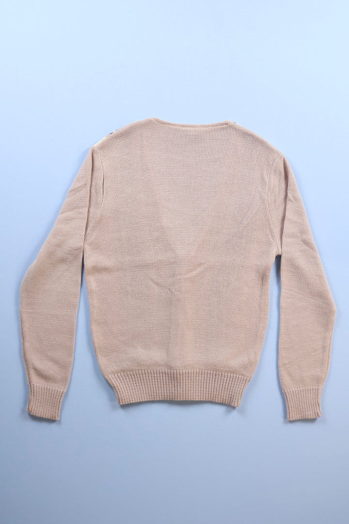 Vintage Knitted Button-Up Cardigan