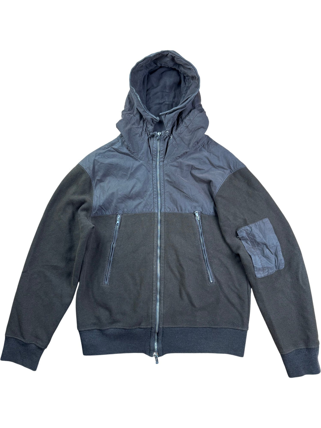 CP Company Brown Hooded Jacket - M - Think Vintage ltd