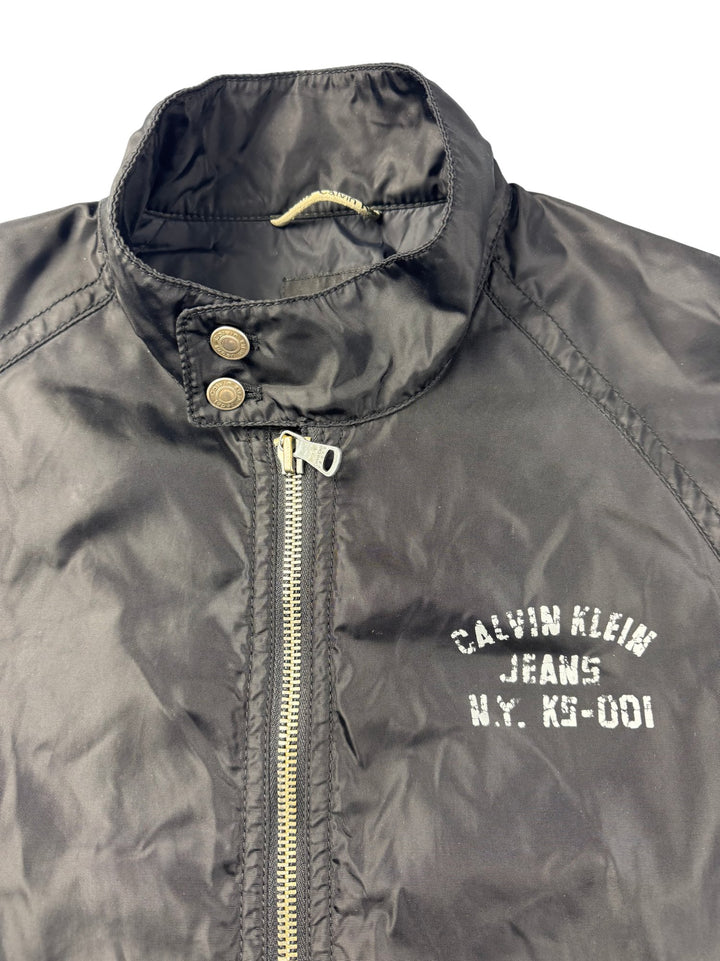 Calvin Klein Jeans Black Jacket - XL - Think Vintage ltd