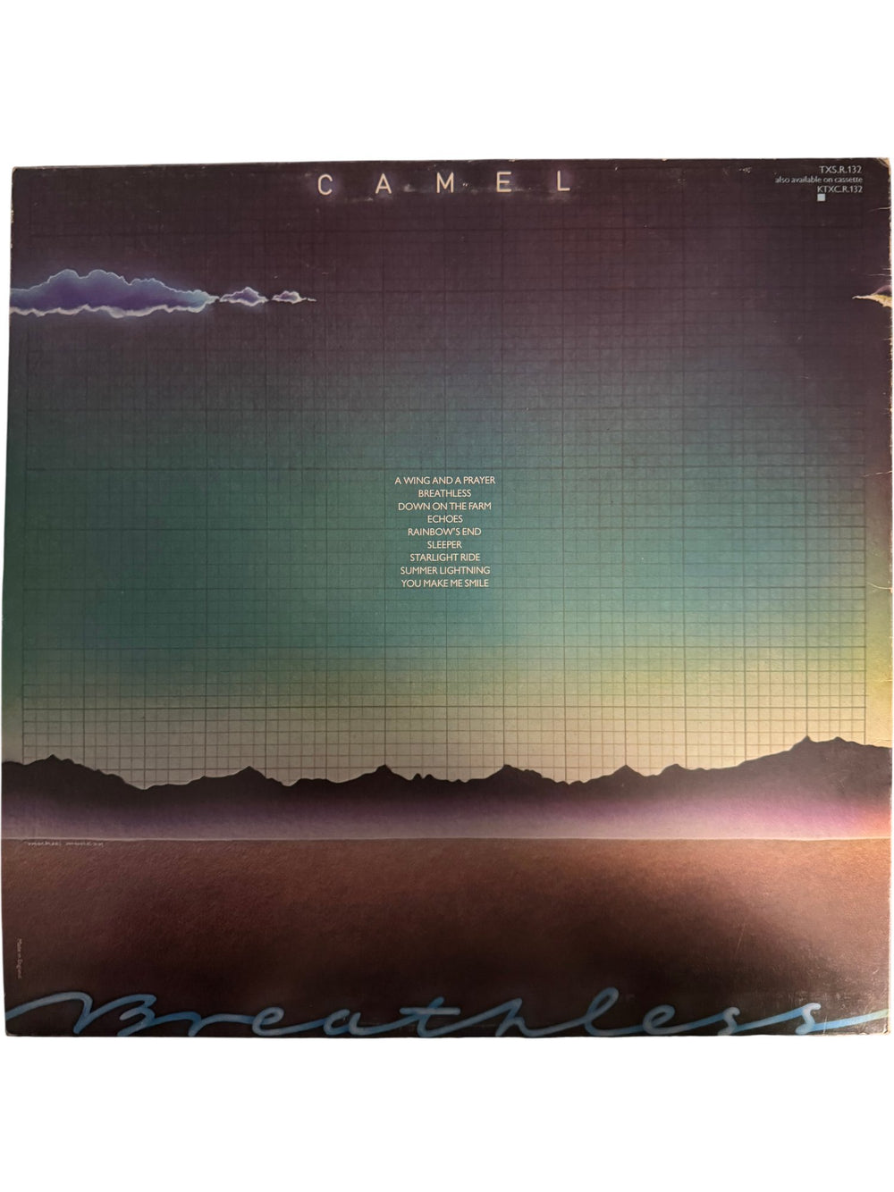 Camel Breathless Vinyl Record - Good - Think Vintage ltd
