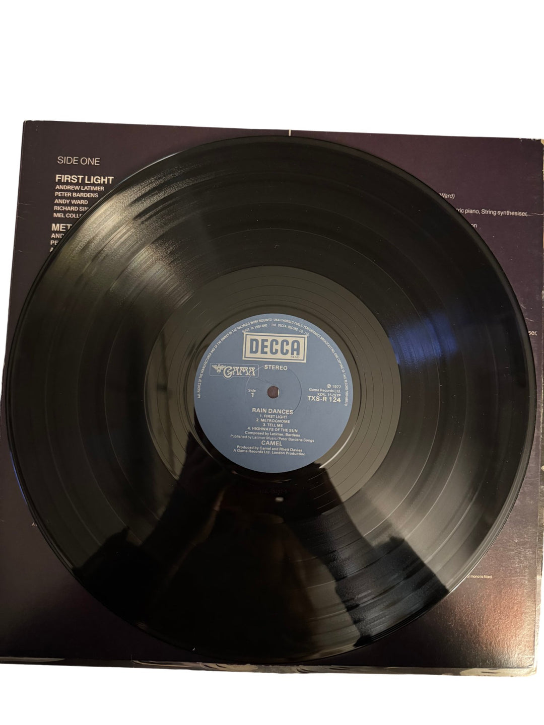 Camel 'Rain Dances' Vinyl LP - Good - Think Vintage ltd