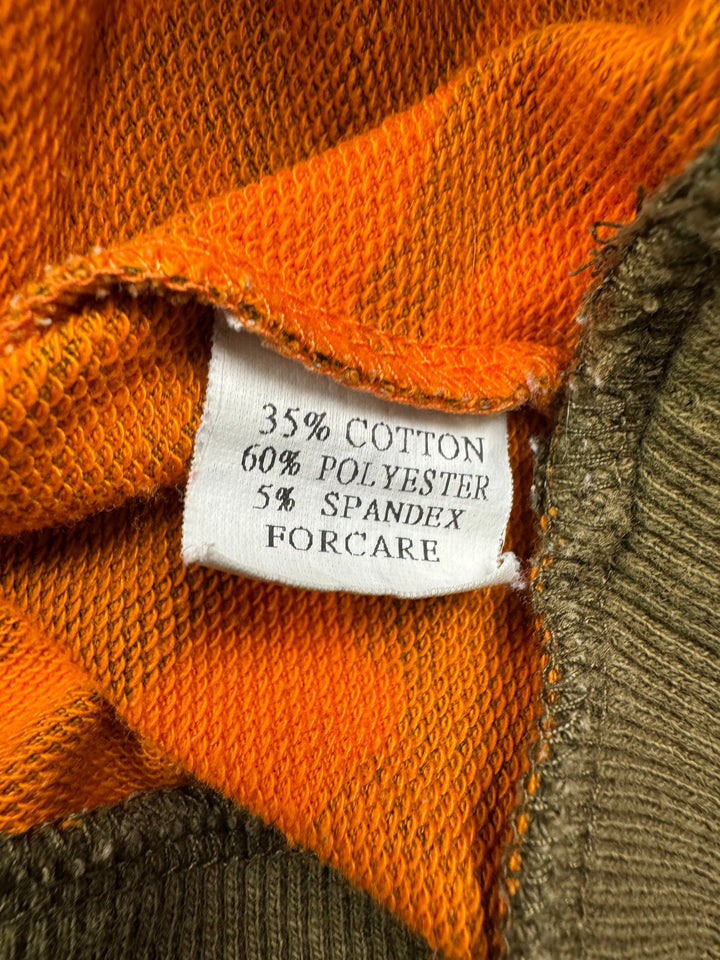 Camo Crop Hoodie - S - Think Vintage