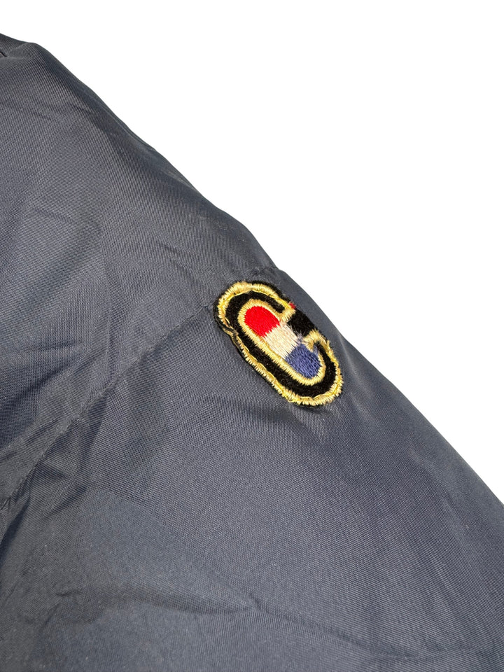 Campri Malmo Navy Puffer Jacket - S - Think Vintage Online Ltd