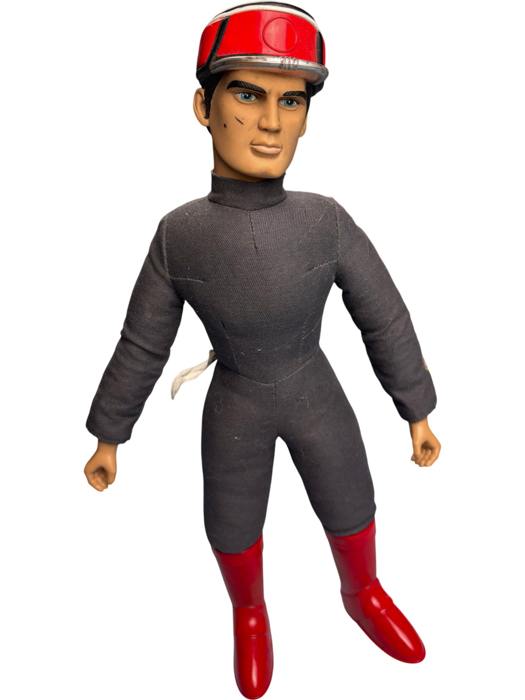 Captain Action Figure with Red Helmet and Boots - Think Vintage