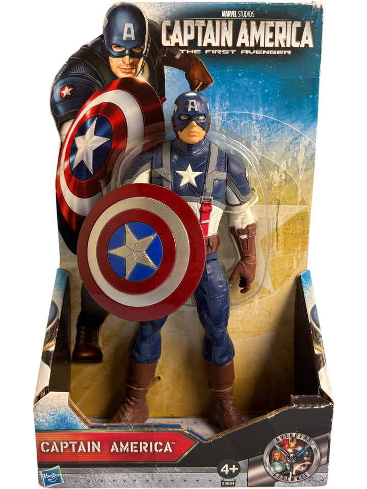 Captain America Action Figure With Shield - Think Vintage