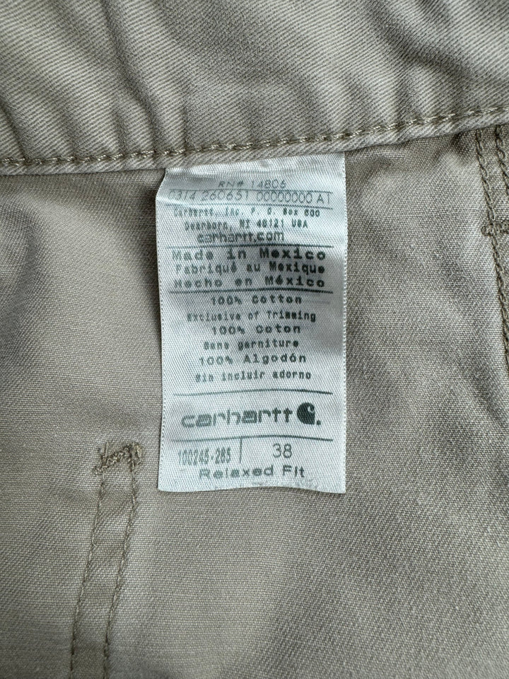 Carhartt Beige Relaxed Fit Chino Shorts - XXL - Think Vintage