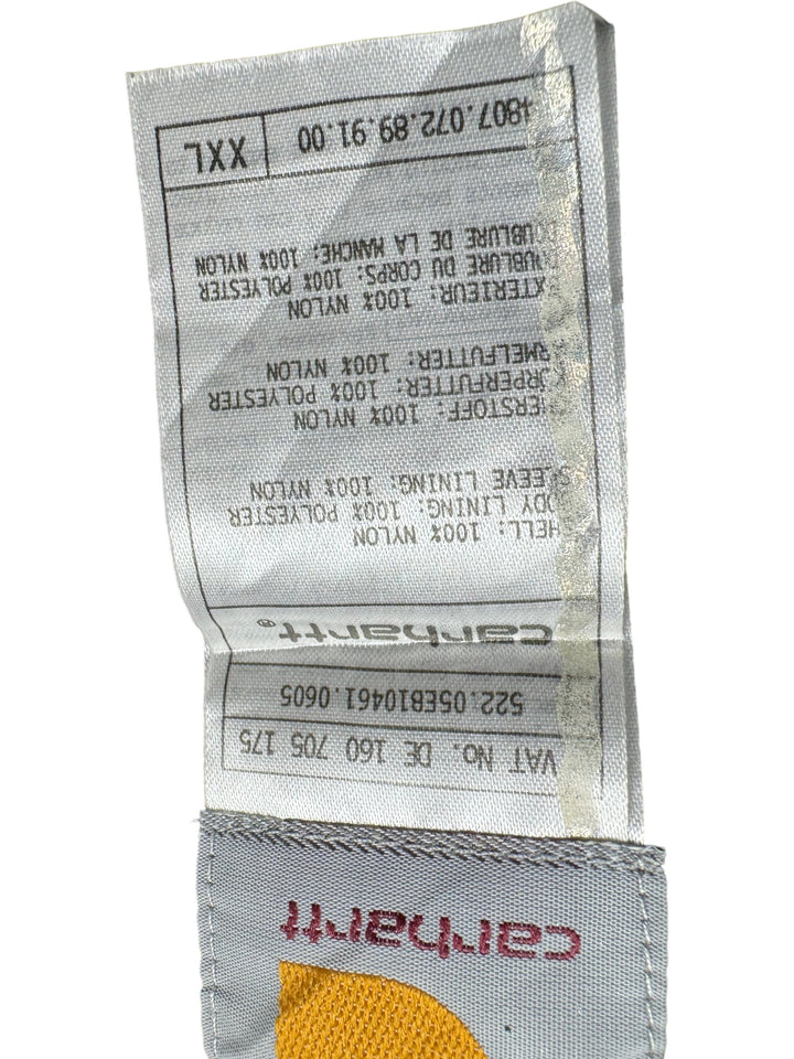 Carhartt Black Nylon Jacket - XL - Think Vintage Online Ltd