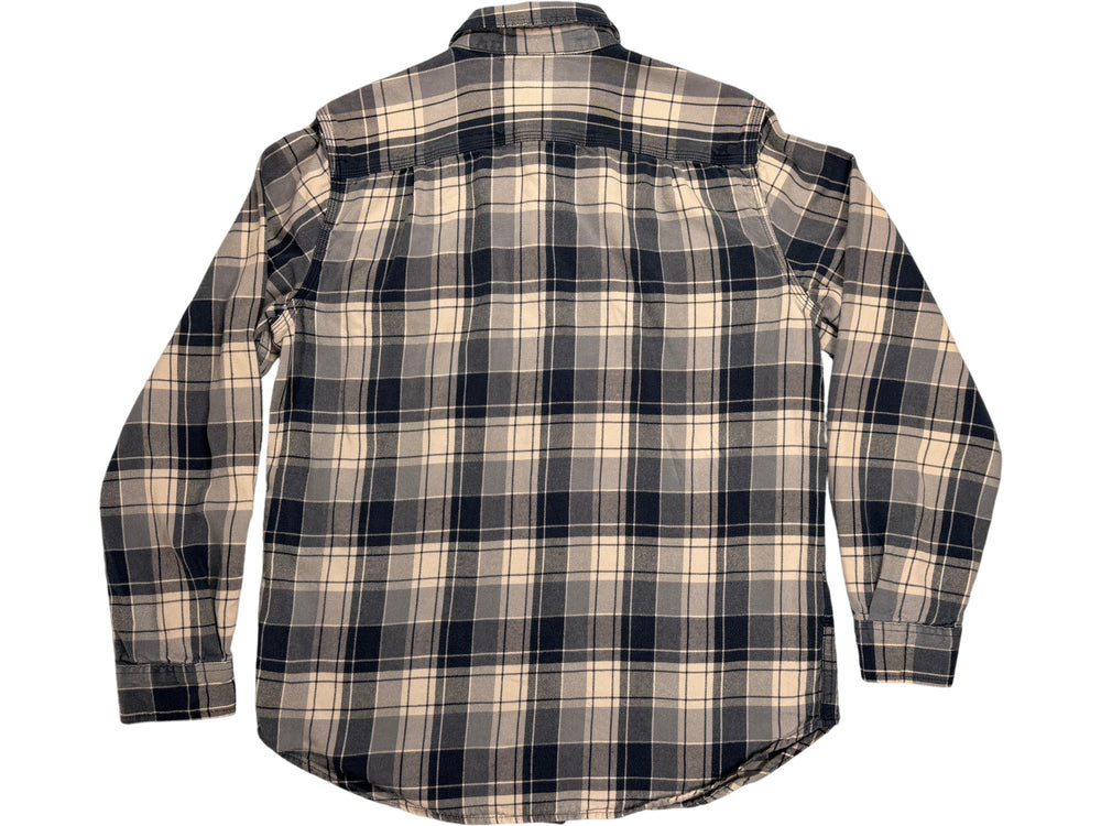 Carhartt Blue Plaid Men's Shirt - M - Think Vintage