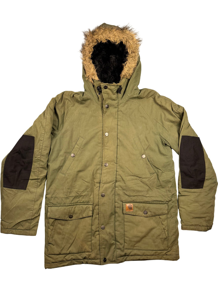 Carhartt Green Trapper Parka - L - Think Vintage ltd
