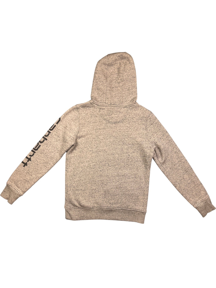 Carhartt Grey Hooded Sweatshirt - S - Think Vintage ltd