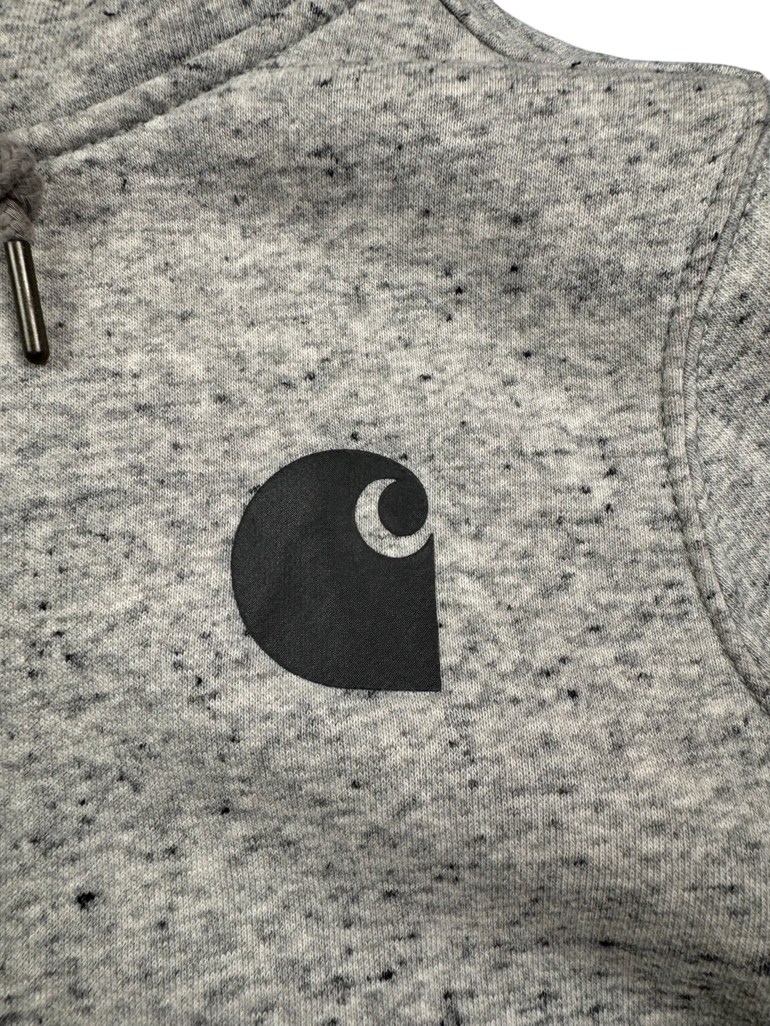 Carhartt Grey Hooded Sweatshirt - S - Think Vintage ltd