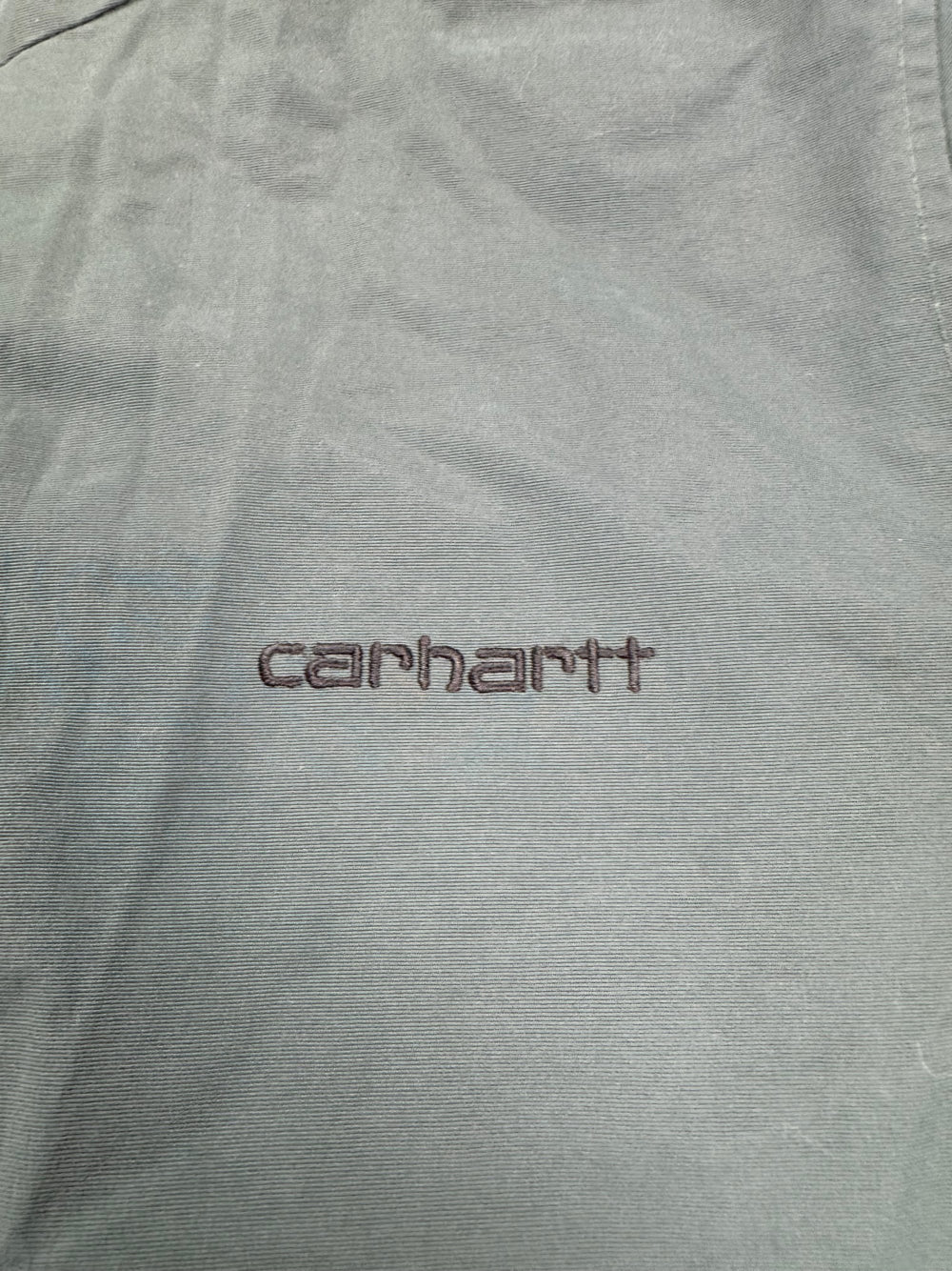Carhartt Hooded Green Blouson Jacket - S - Think Vintage