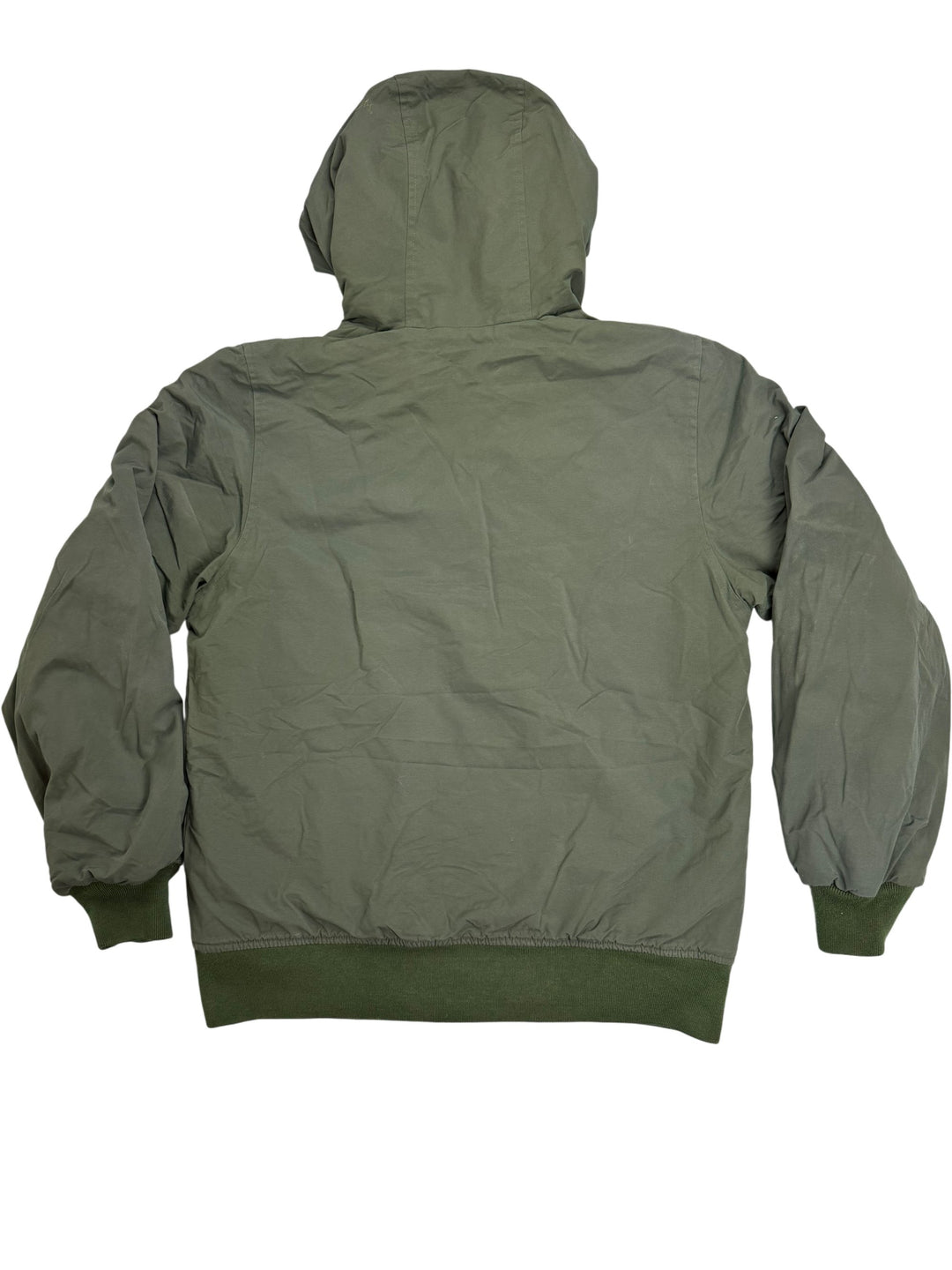 Carhartt Hooded Green Blouson Jacket - S - Think Vintage