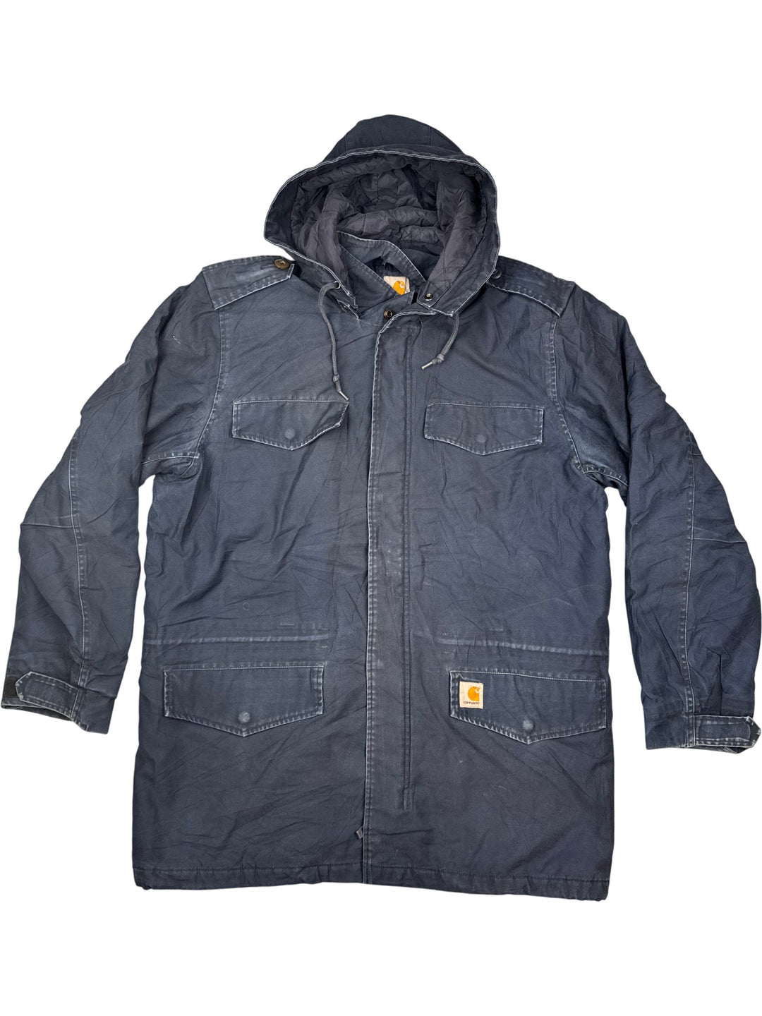 Carhartt Hooded Parka Coat - XL - Think Vintage