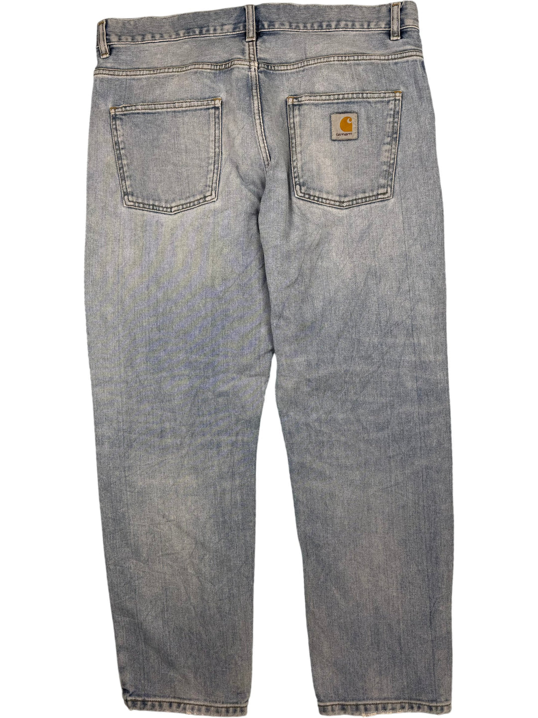 Carhartt Light Wash Denim Jeans - W38 L30 - Think Vintage
