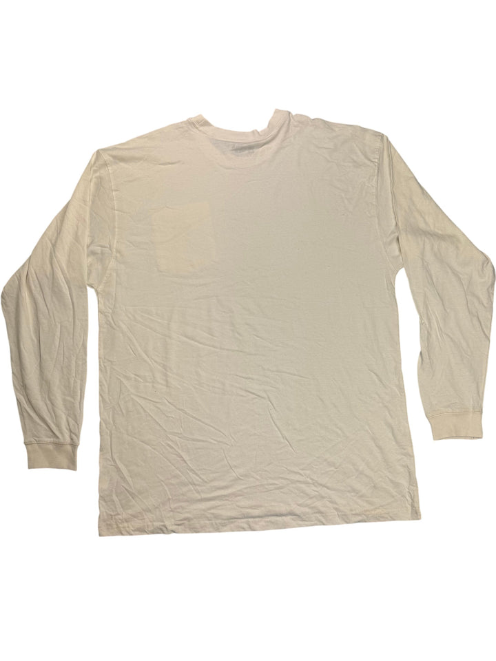 Carhartt White Long Sleeve Pocket T-Shirt - XL - Think Vintage