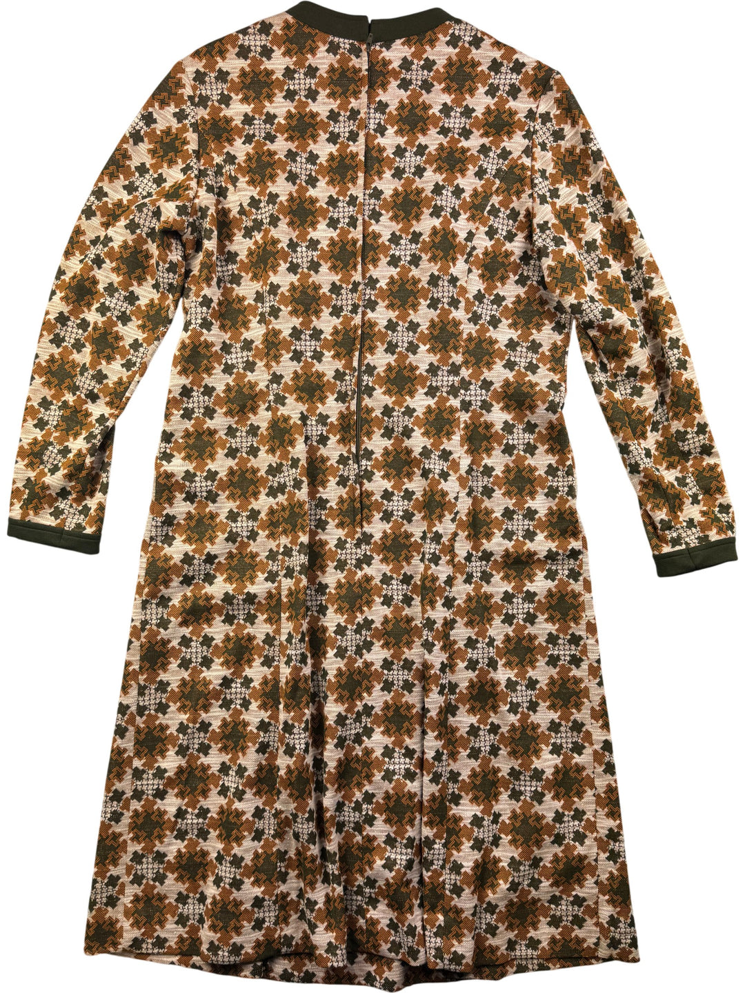 Carnegie Of London Long Sleeve Patterned Dress - M