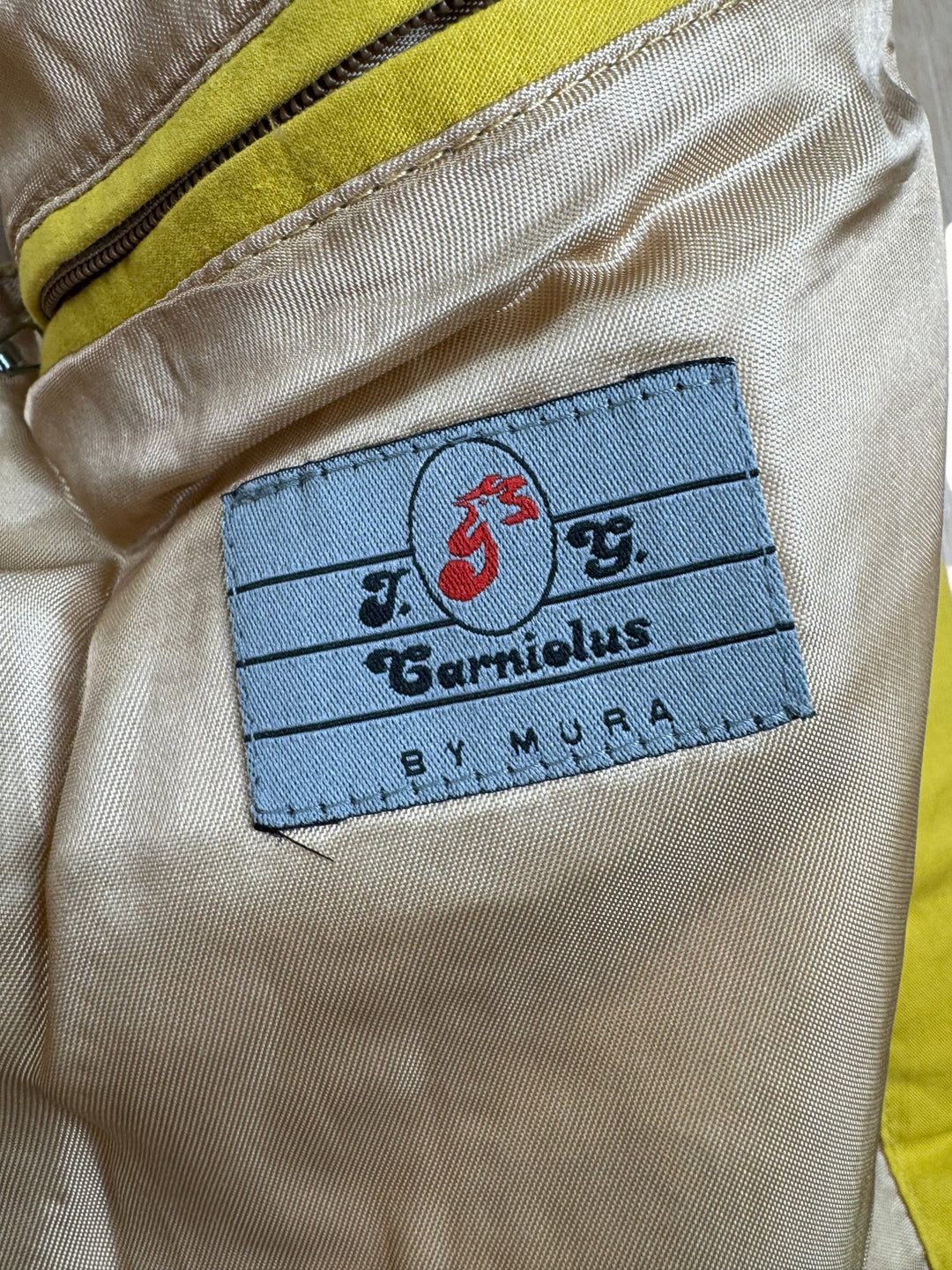 Carniolus Yellow Utility Vest - M - Think Vintage ltd