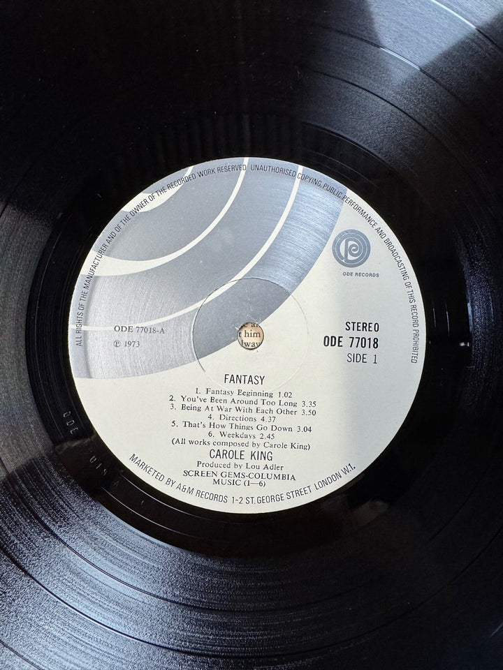 Carole King Fantasy Vinyl Record - Fair