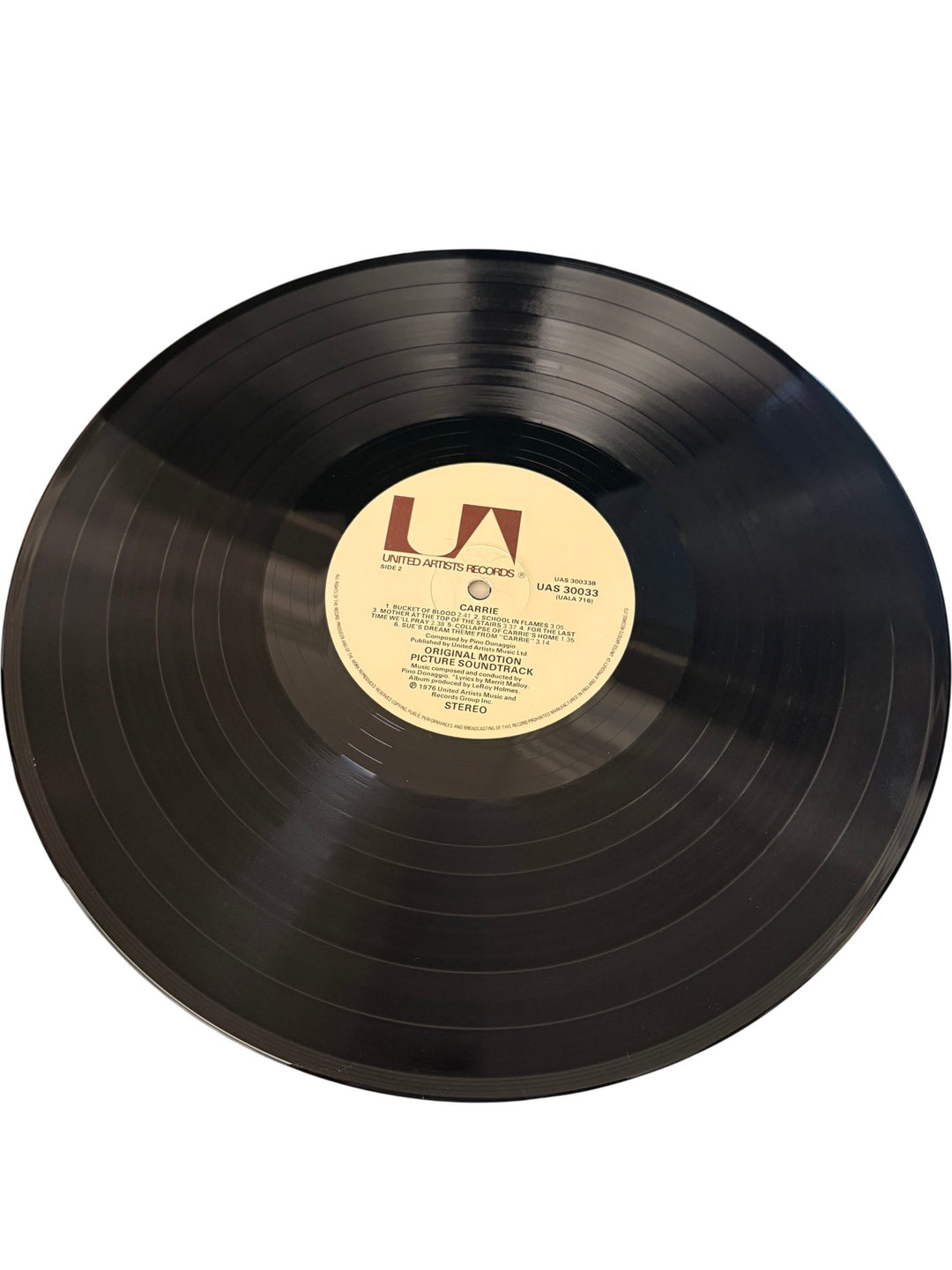 Carrie Original Motion Picture Soundtrack Vinyl - Think Vintage ltd