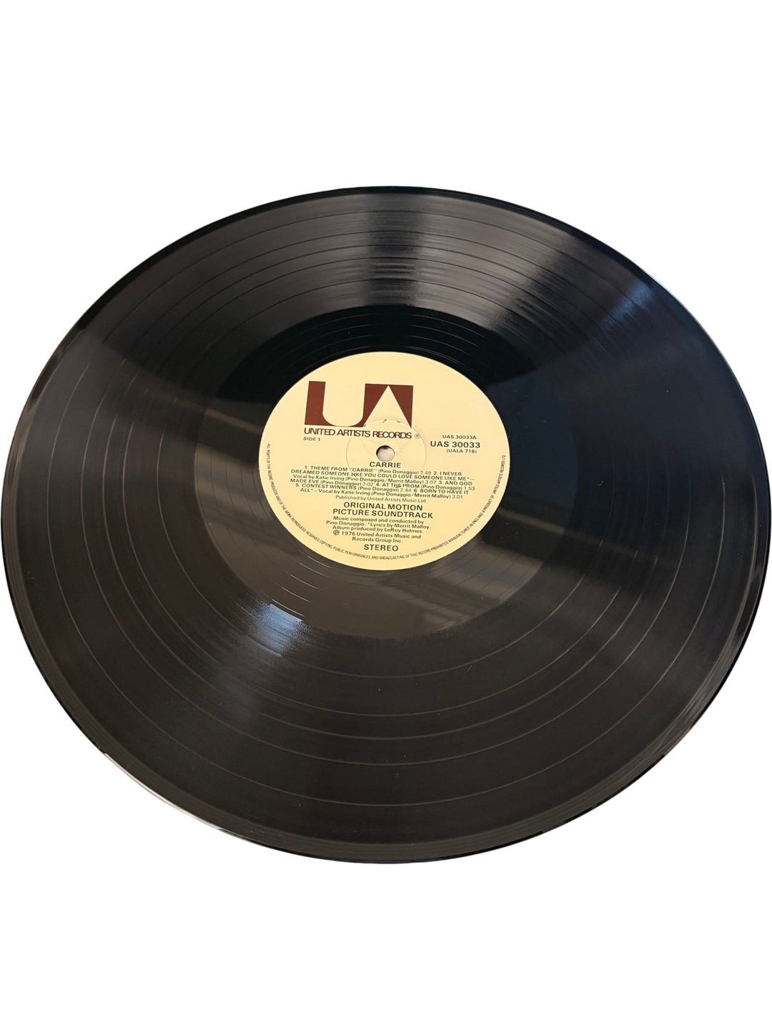 Carrie Original Motion Picture Soundtrack Vinyl - Think Vintage ltd