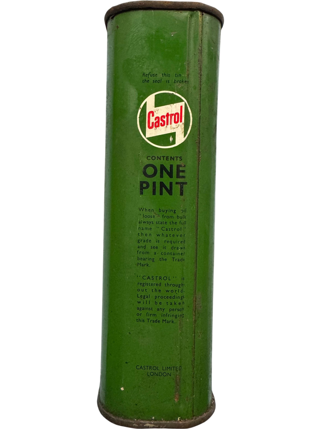 Castrol Hi-Press Gear Oil Tin - Think Vintage ltd