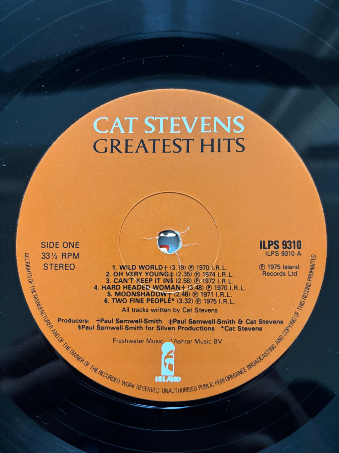 Cat Stevens Greatest Hits Vinyl - Good - Think Vintage ltd