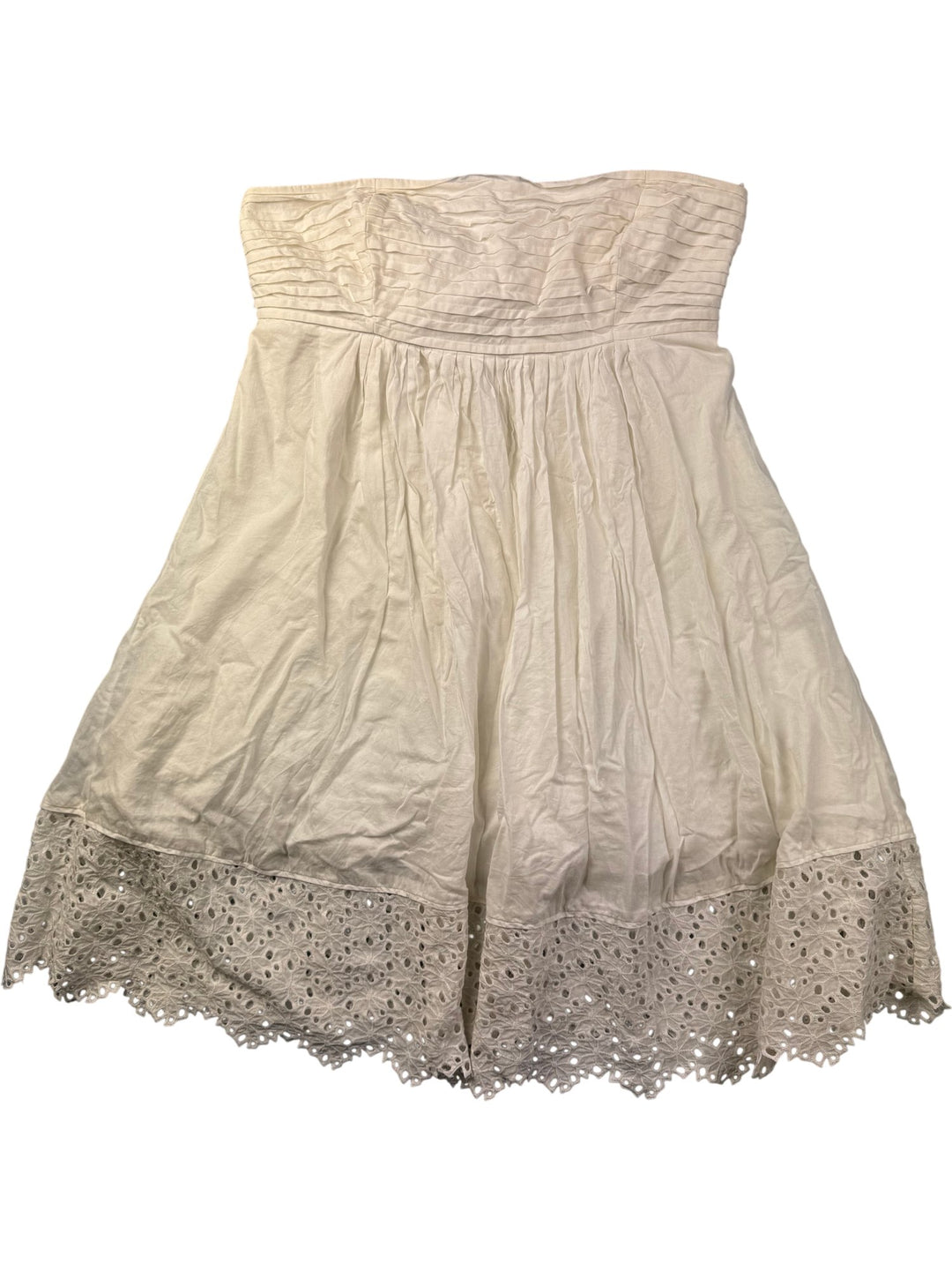 Catherine Malandrino White Strapless Dress - XS/S - Think Vintage ltd