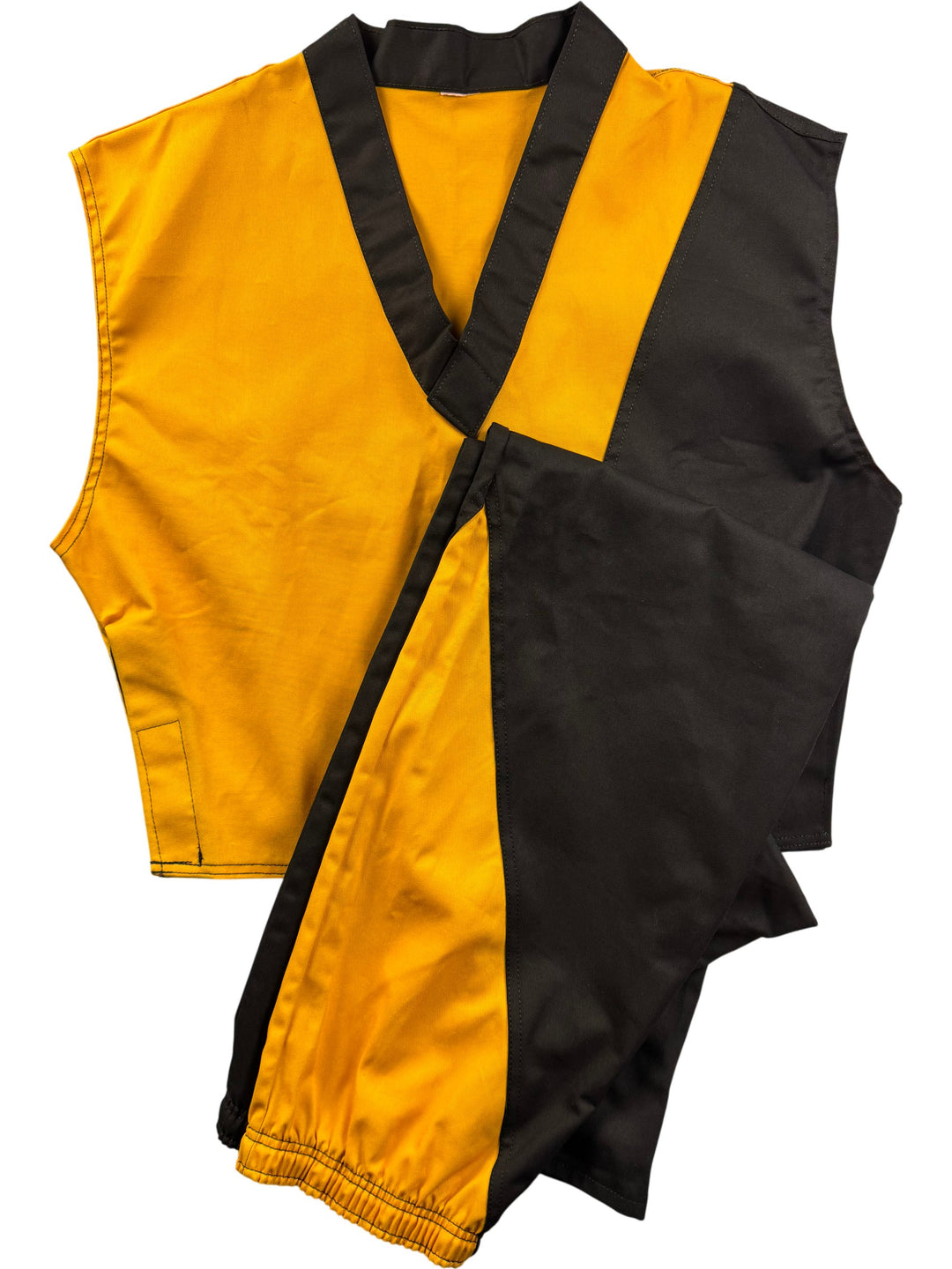 Century Martial Arts Yellow and Black Uniform - M - Think Vintage