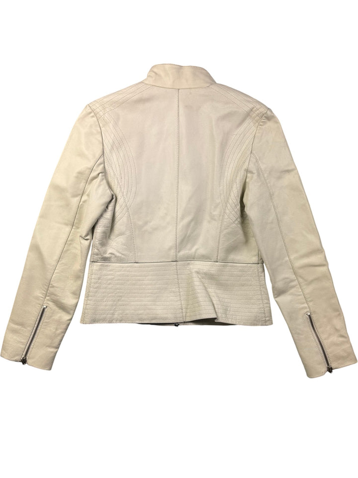 Cero Genuine Leather Motorcycle Jacket - S - Think Vintage ltd