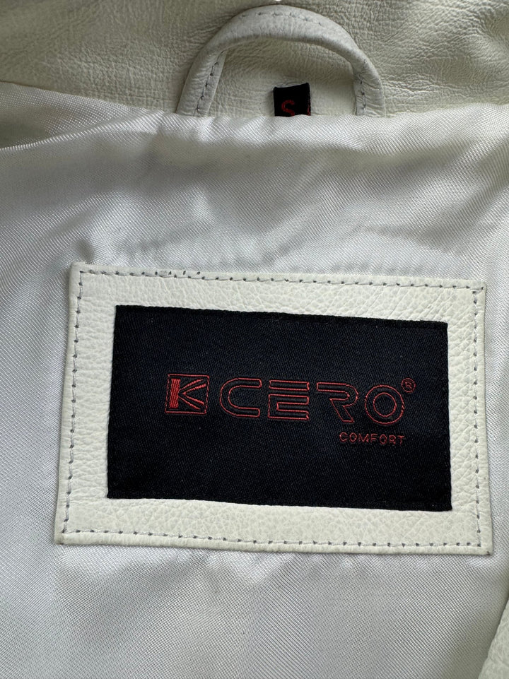 Cero Genuine Leather Motorcycle Jacket - S - Think Vintage ltd