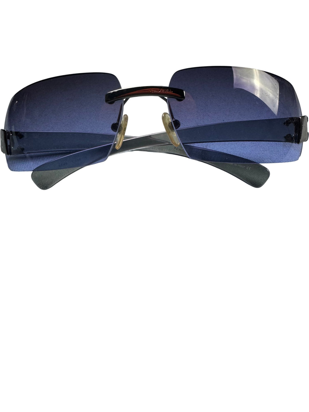 Chanel Blue Lens Sunglasses - Think Vintage ltd