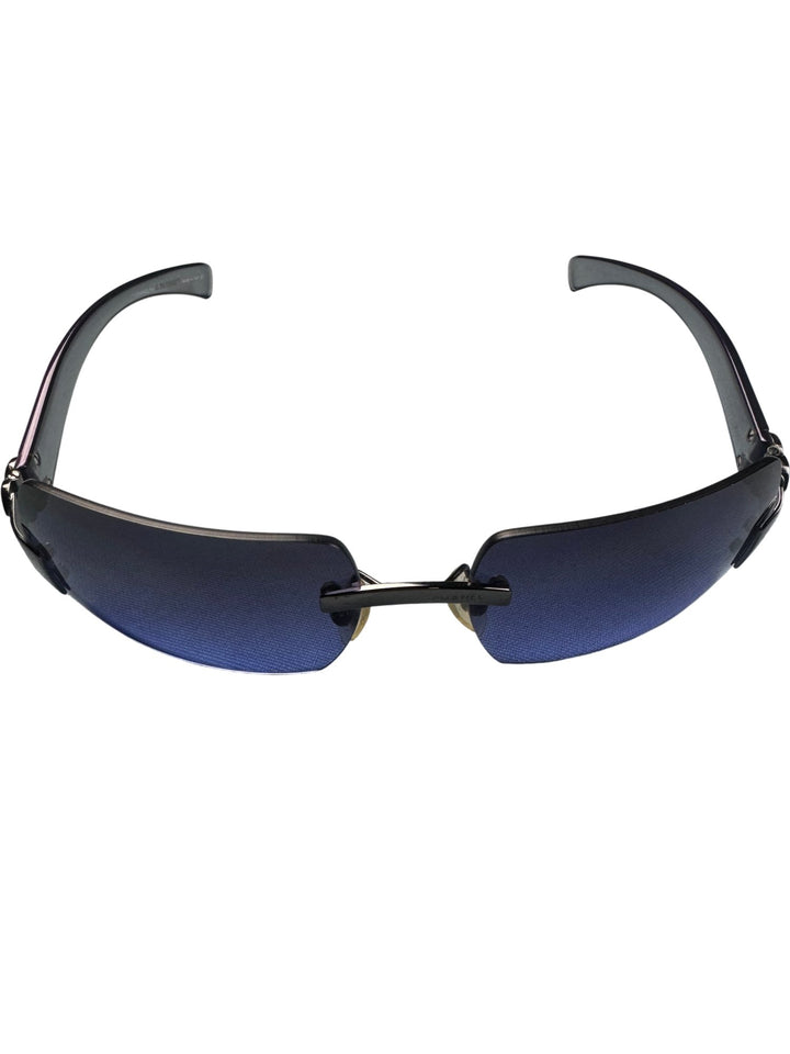 Chanel Blue Lens Sunglasses - Think Vintage ltd