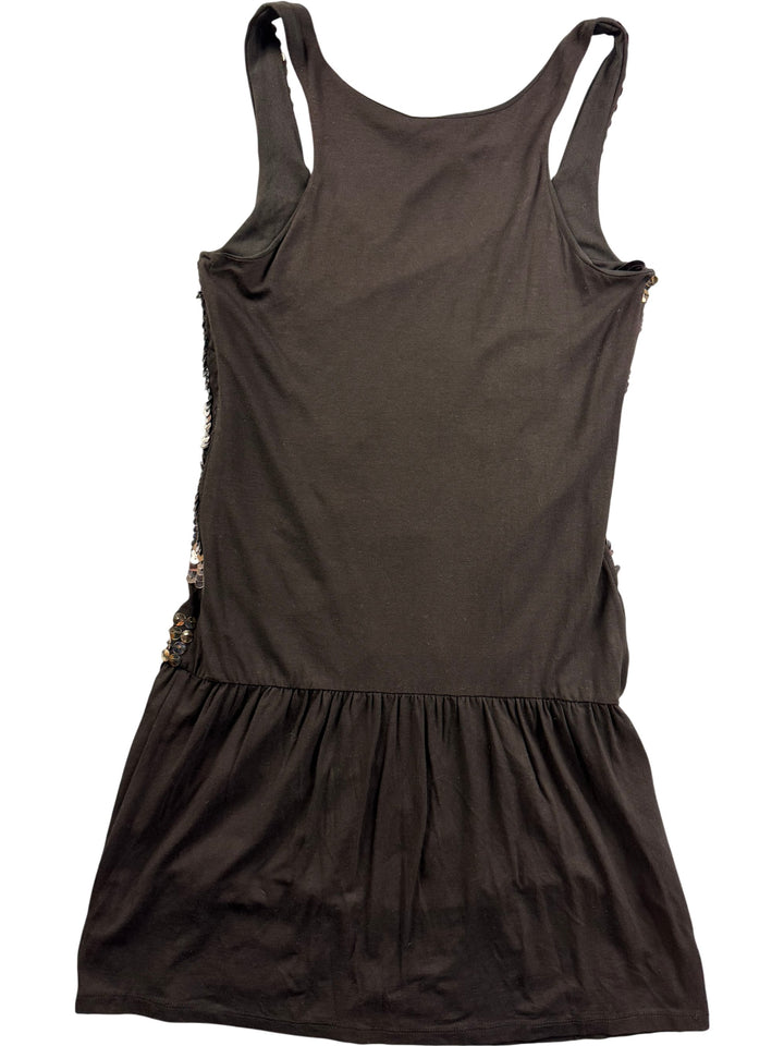Charm Sequin Sleeveless Dress - S - Think Vintage Online Ltd