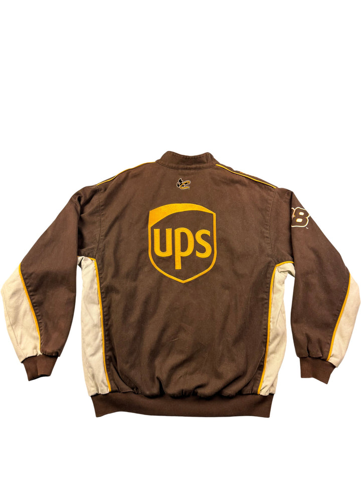 Chase Authentics UPS Racing Jacket  - L - Think Vintage ltd